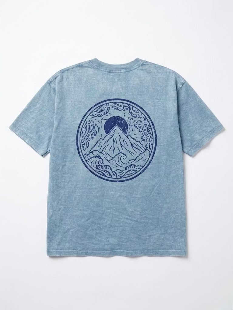 Washed Blue Tee