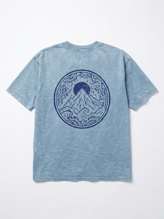 Washed Blue Tee