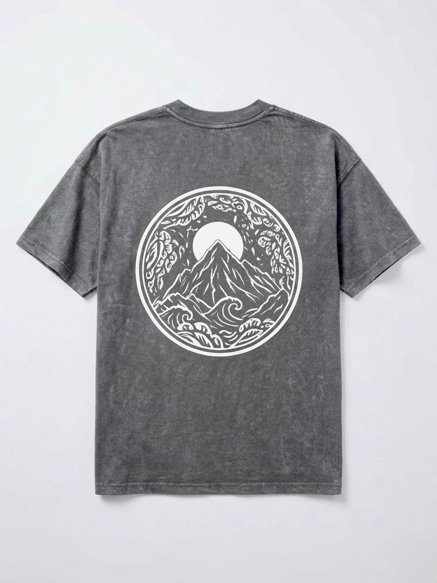 Washed Grey Tee